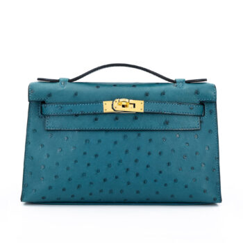 Kelly Pochette Colvert Ostrich