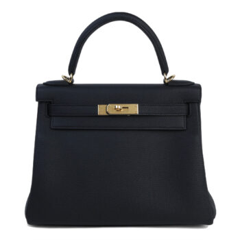Kelly 28 Noir Togo